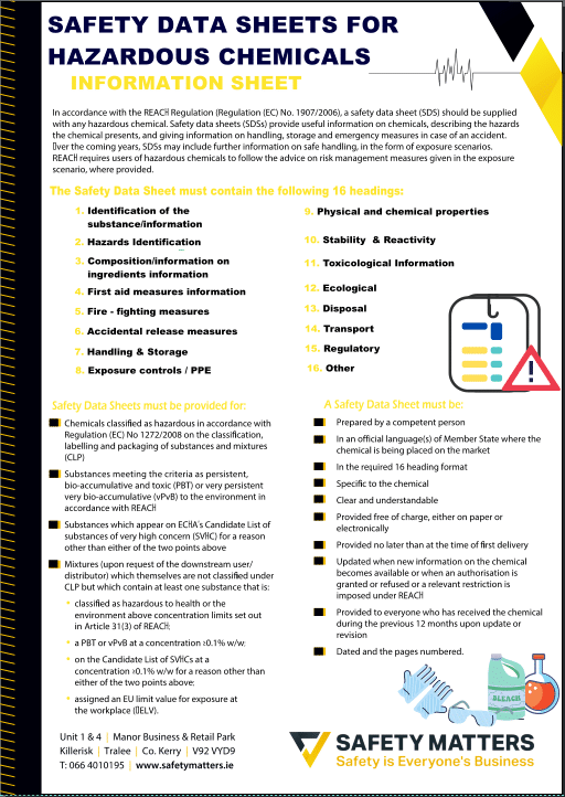 New Format Safety Data Sheet