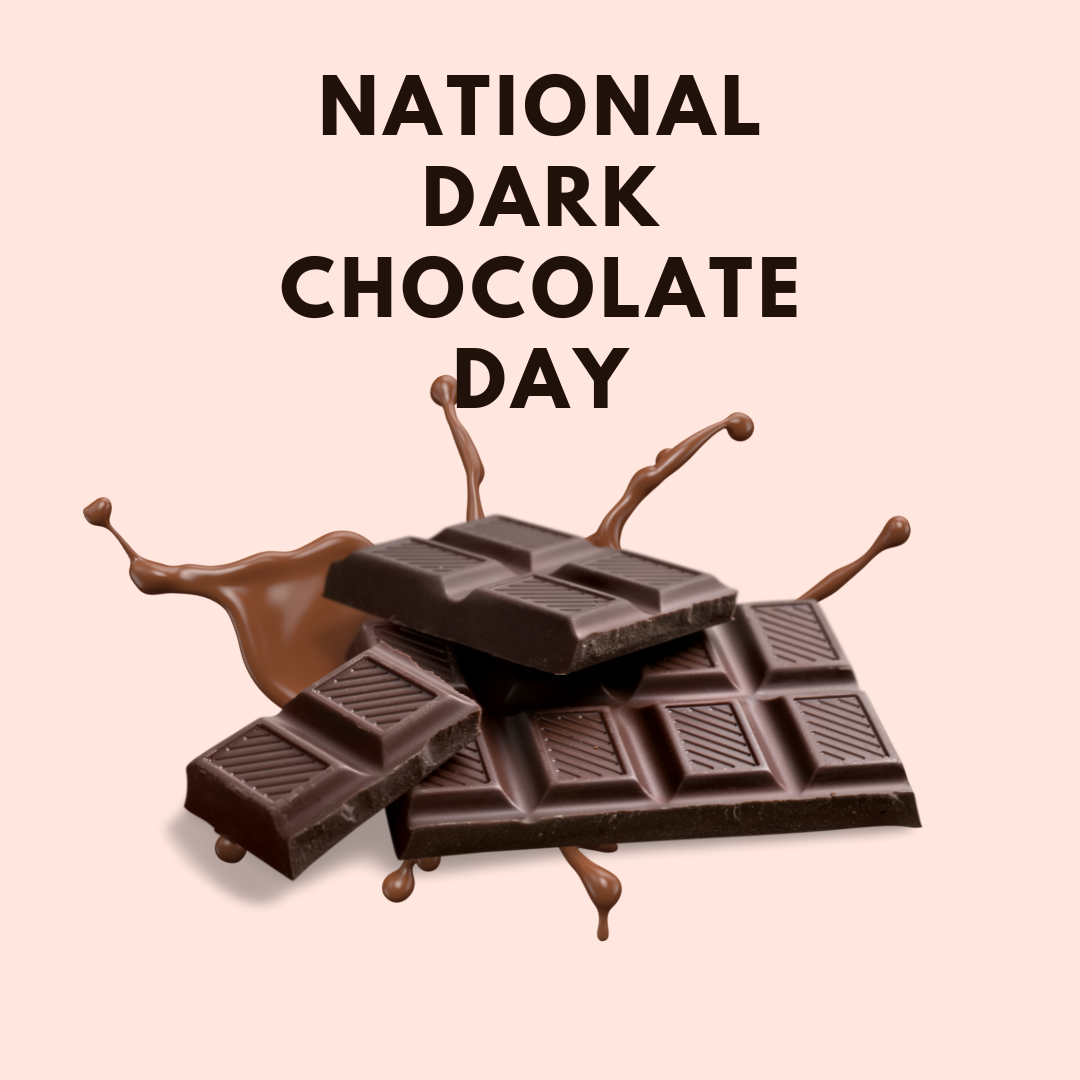 National Dark Chocolate Day 2024 Image to u